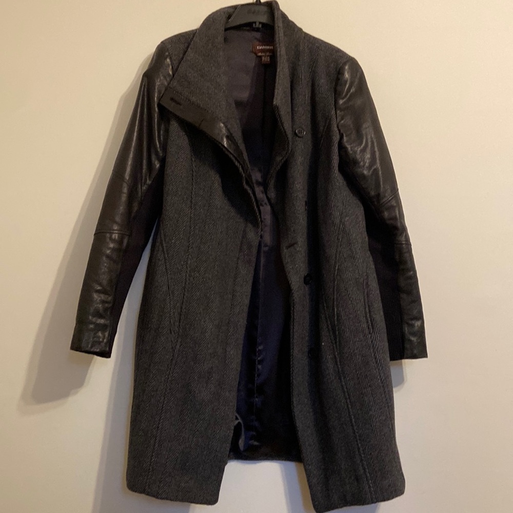 Danier Herringbone wool fall jacket